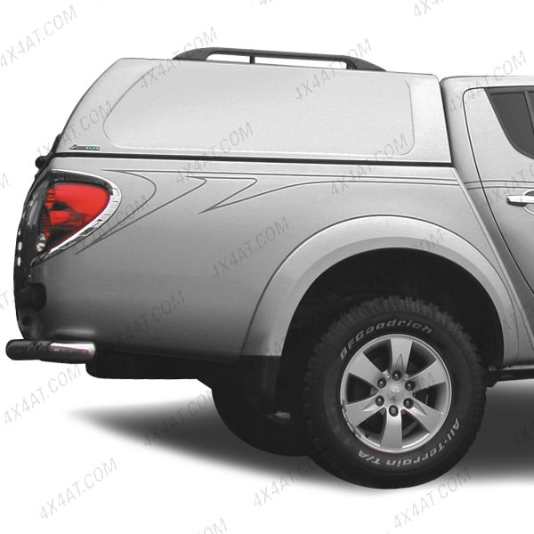 Mitsubishi L200 Double Cab Mk6 Longbed Aeroklas Commercial Hard Top Canopy Blank Sided