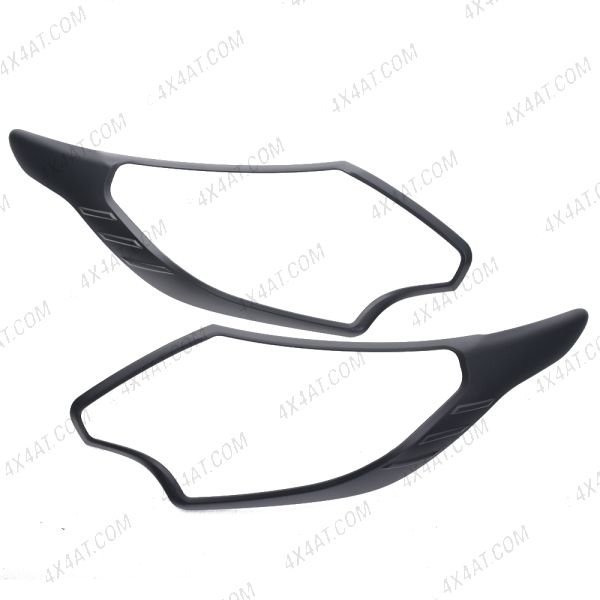 Mitsubishi L200 2015-2019 Series 5 Front Headlight Covers – Matt Black
