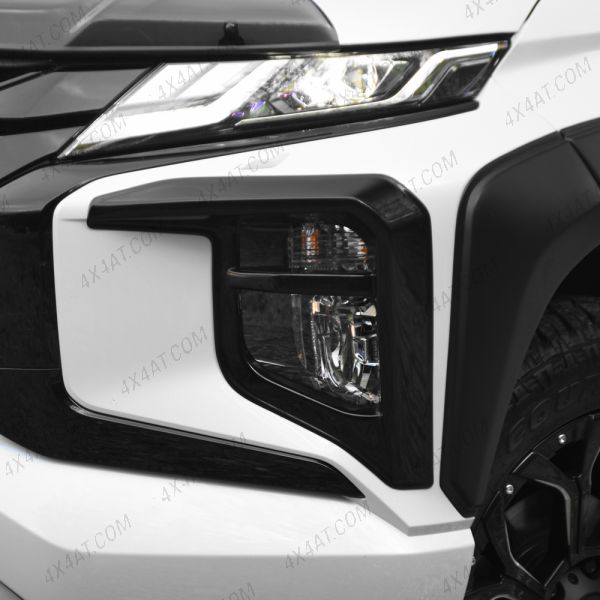 Mitsubishi L200 Series 6 2019-2021 Predator Fog Light Garnish Covers