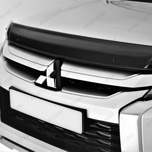 Close-up view of the Mitsubishi L200 Series 6 2019-2021 Bonnet Protector