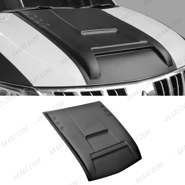 Mitsubishi L200 2015-2019 Bonnet Scoop – Matte Black Full Size
