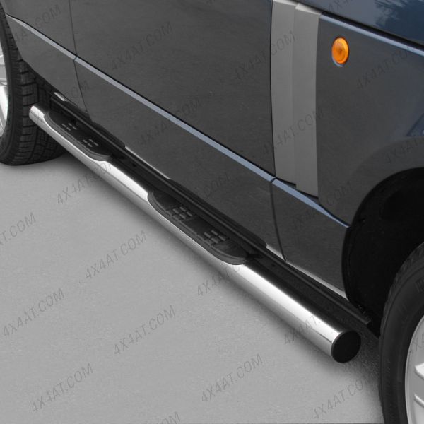 Range Rover L322 2005-2012 Side Bars in Stainless Steel