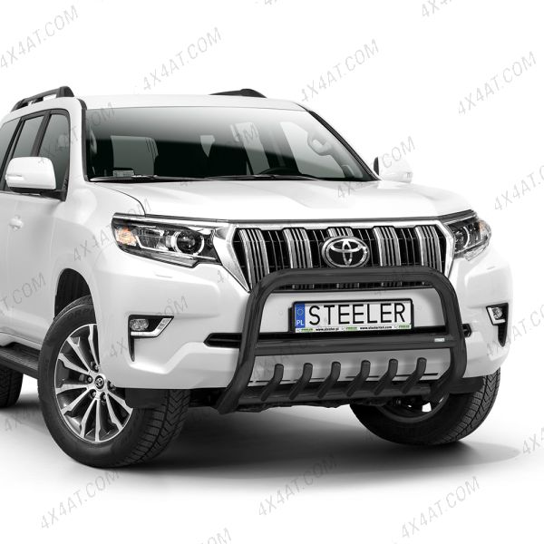 Toyota Land Cruiser 150 2017- 70mm Black A-Bar with Axle Bars