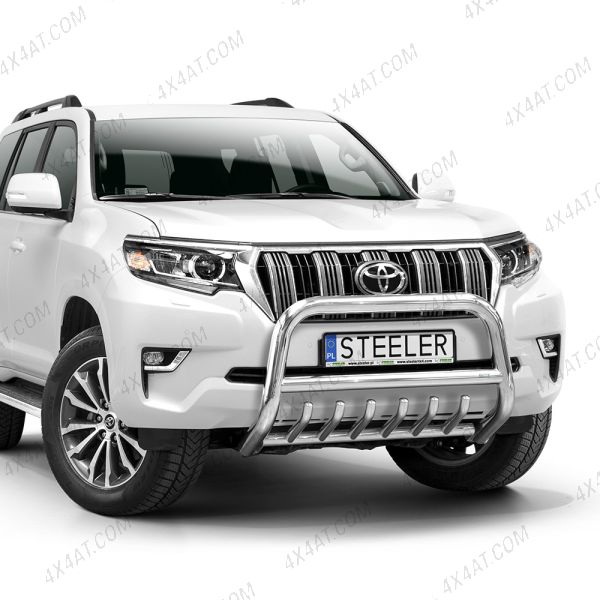 Toyota Land Cruiser 150 2017- 70mm Stainless Steel A-Bar with Axle Bars