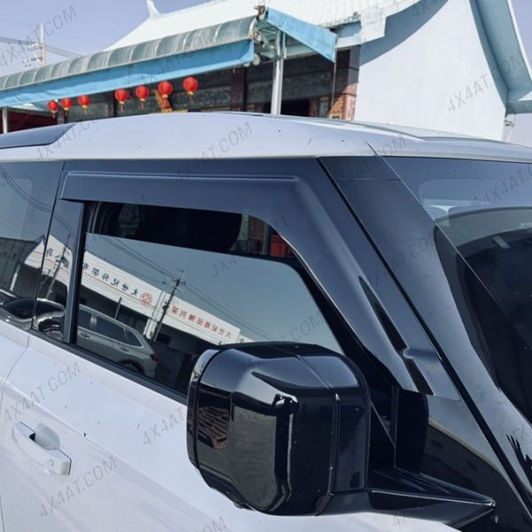 Land Rover Defender 90 2020- Dark Smoked Wind Deflectors