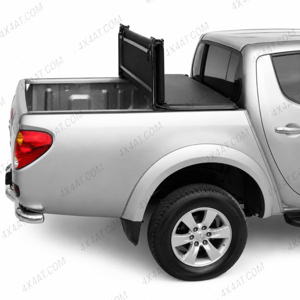 Soft tri-folding tonneau cover for Long Bed L200