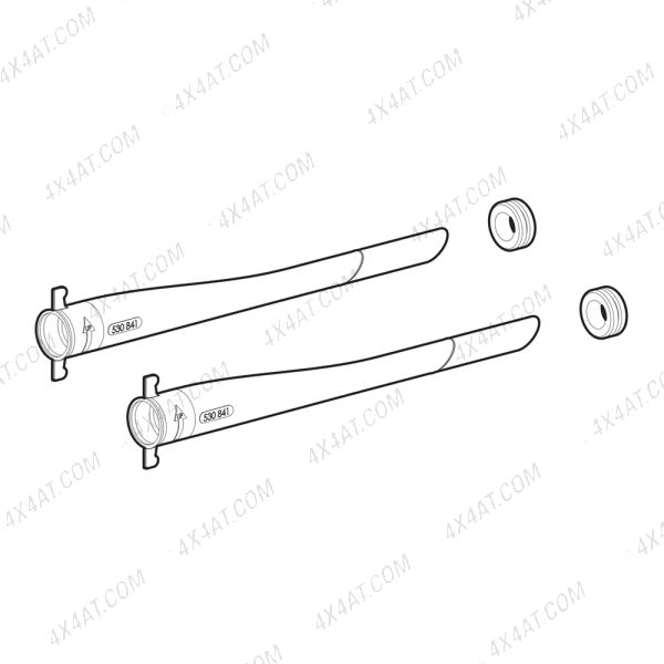 Mountain Top Roll Drain Hose - Ford Ranger / Red Rock Roll