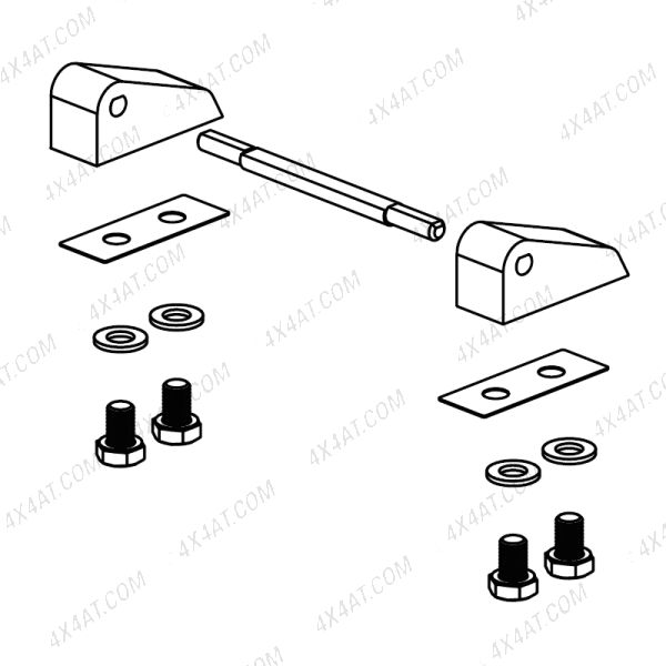 Mountain Top Hinge Kit Inc Pins
