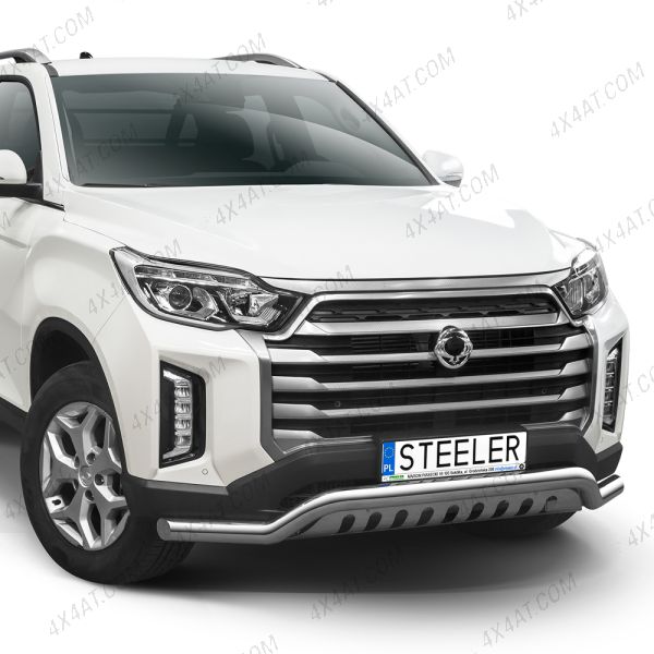 SsangYong Musso 2018+ Steeler Spoiler Bar - Stainless Steel