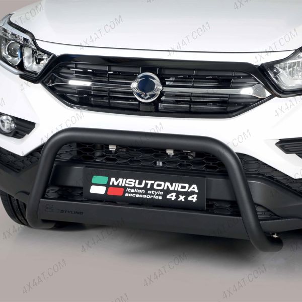 SsangYong Musso 2018- 63mm Black A-Frame Bull Bar