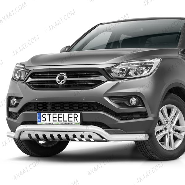 SsangYong Musso 2018+ Steeler Spoiler Bar - Stainless Steel
