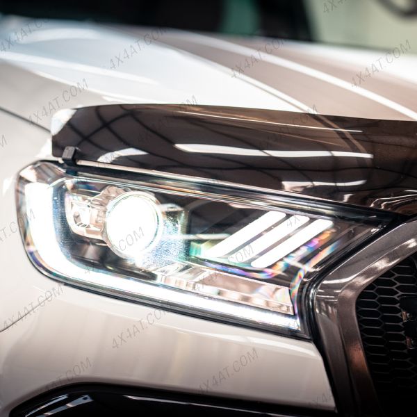 Ford Ranger 2019 to 2022 fitted with Predator Vision Mustang Style Headlights