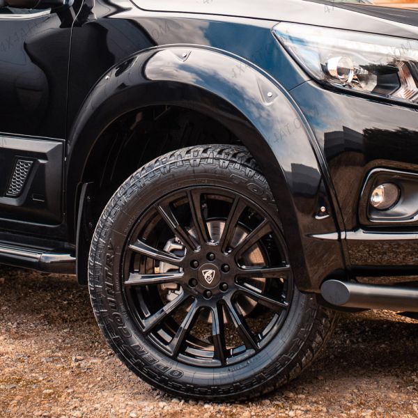Front vehicle fitted with X-Treme Wheel Arches