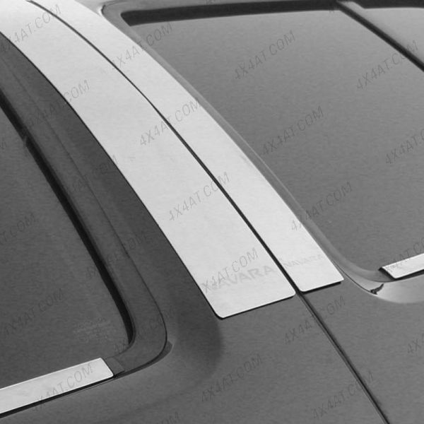 Nissan Navara D40 Chrome Door Pillar Trim