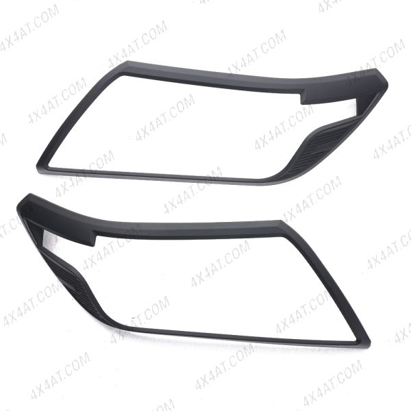 Nissan Navara NP300 2016-2021 Matt Black Headlight Covers