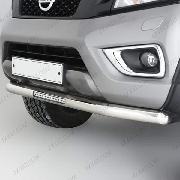 Nissan Navara NP300 2016-2021 Stainless Steel Spoiler Bar with LED Light Bar