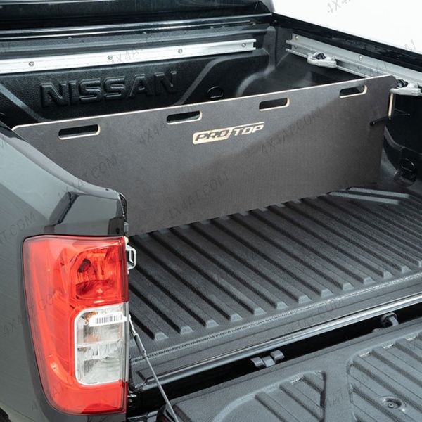 Close-up view of the Nissan Navara NP300 2016-2021 ProTop Bed Divider