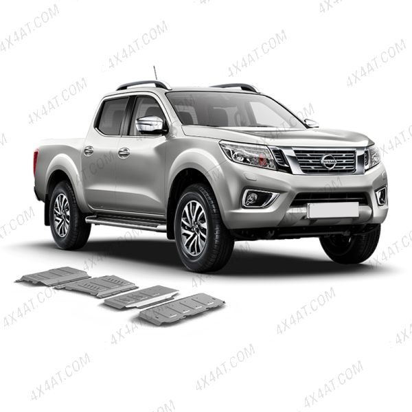 Nissan Navara NP300 4mm Alloy Underbody Skid Plates