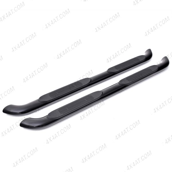 Nissan Navara NP300 Black Oval Side Steps