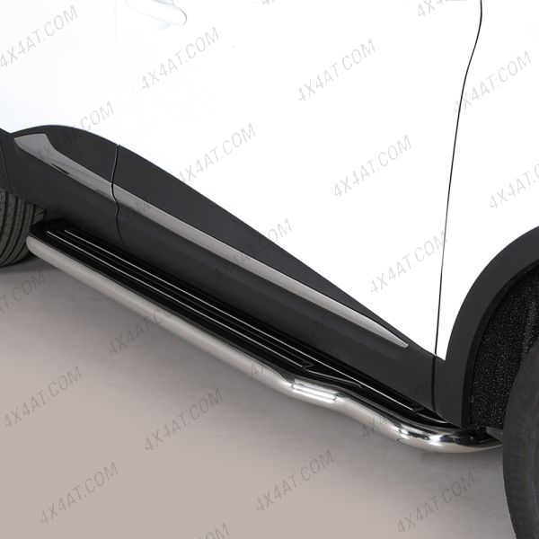Renault Kadjar 2015-2018 50mm Stainless Steel Side Bars