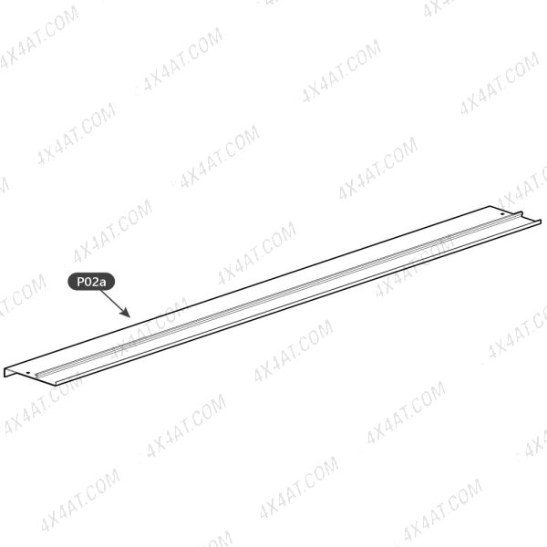 Toyota Hilux 2016- Mountain Top MT2 Hinge Plate P02a