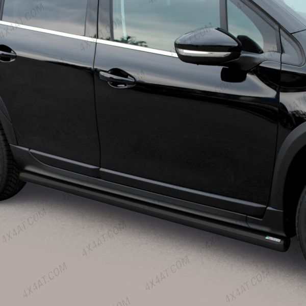 Peugeot 2008 Facelift 2016-2019 63mm Black Side Bars