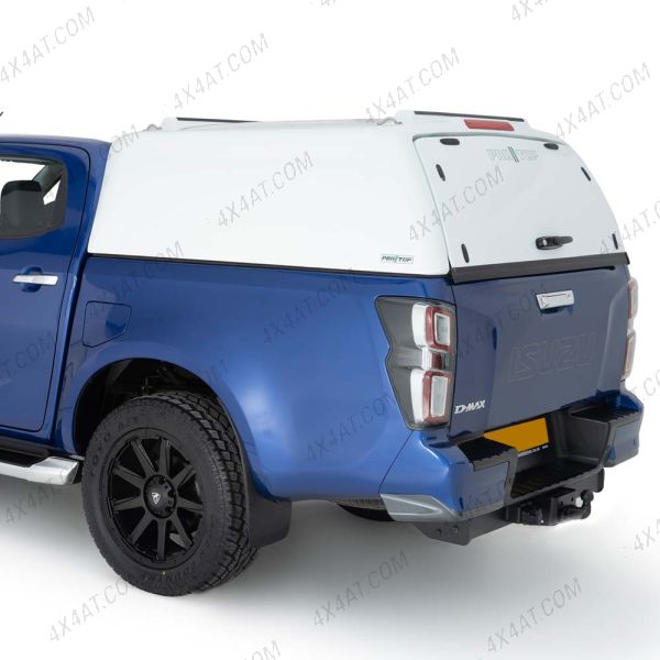 Isuzu D-Max 2025- Pro//Top Tradesman Commercial Canopy in 527 Splash White with Solid Rear Door