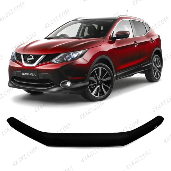 Nissan Qashqai 2017-2020 Dark Smoke Bonnet Guard