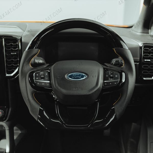 Ranger 2023- Wildtrak Steering Wheel in Lustrous Black and Heated