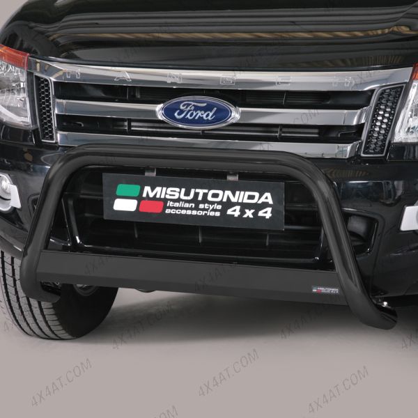 Ford Ranger Mk5 2012-2016 63mm Black A-Frame Bull Bar