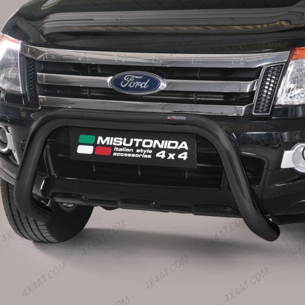 Ford Ranger 2012-2016 76mm Black A-Frame Bull Bar