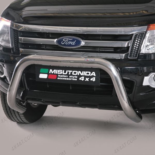 Ford Ranger 2012-2016 76mm Stainless Steel A-Frame Bull Bar