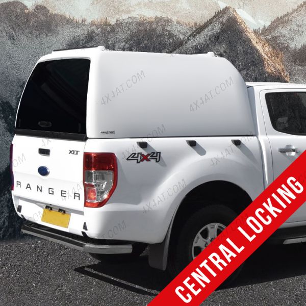 Ex-Demo Ford Ranger 2012-2022 ProTop High Roof Tradesman Hardtop in White - Glass Rear Door & Central Locking