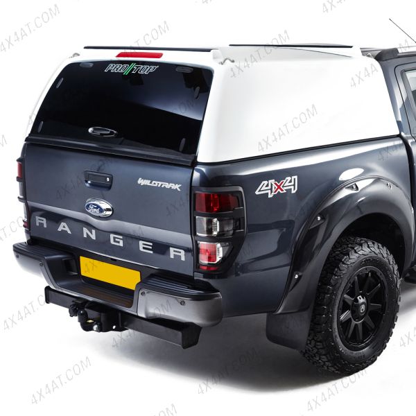 Ex-Demo Ford Ranger 2012-2012 Pro//Top Tradesman Hardtop in White - Glass Rear Door