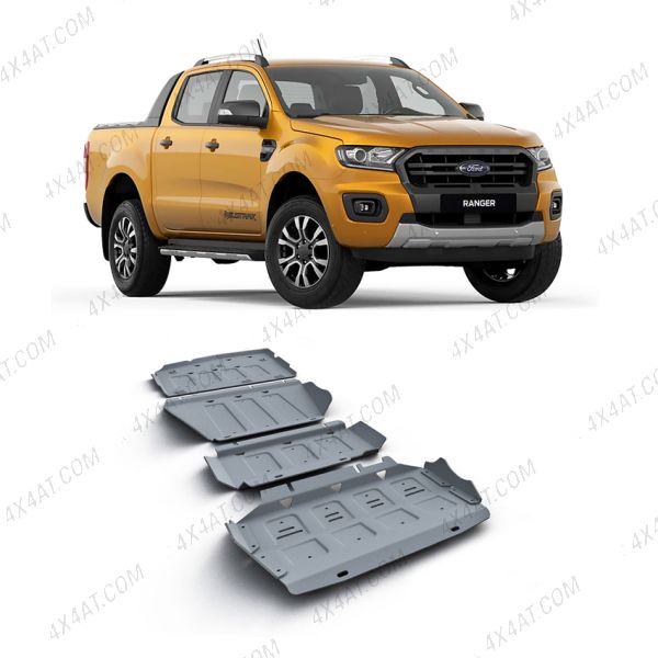 Alloy Underbody Protection Kit Ford Ranger 2019 to 2022