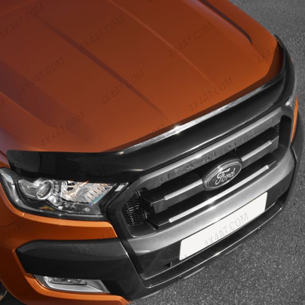Dark Smoke Bonnet Guard for Ford Ranger 2016 to 2019