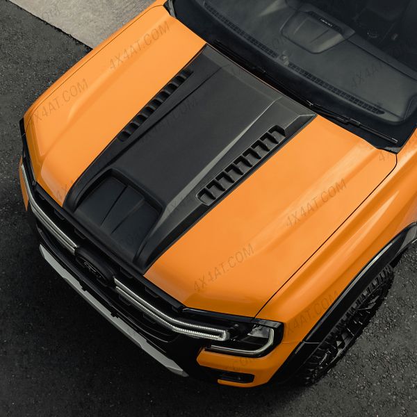 Matt Black Bonnet Scoop for Ford Ranger 2023 Onwards