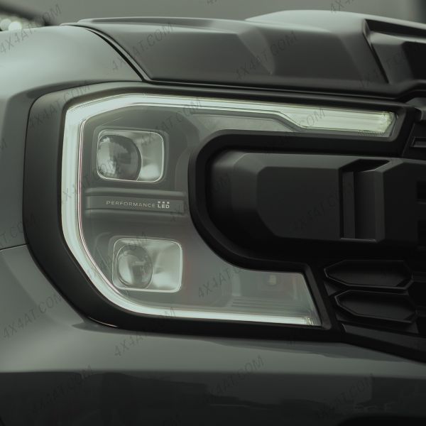 Ford Ranger 2023- Front Light Guards in Matt Black Finish