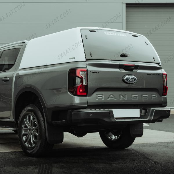 Ford Ranger 2023- ProTop Tradesman Hardtop Canopy with Glass Rear Door in White