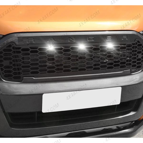 Ford Ranger fitted with Matte Black Cobra Front Grille