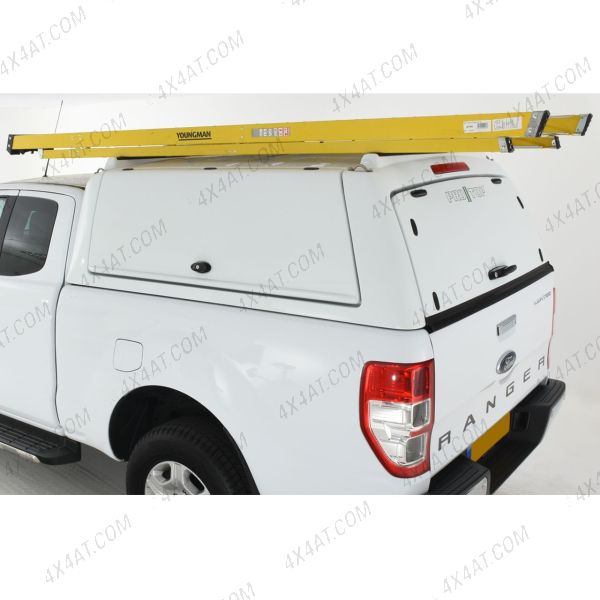 Ex-Demo Ford Ranger Super Cab 2012-2022 ProTop Gullwing Canopy - Manual Locking & White