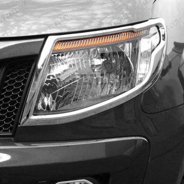 Chrome Pair Of Head Lamp Surrounds