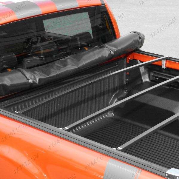 VW Amarok 2010-2020 Soft Roll Up Tonneau Cover with Rails