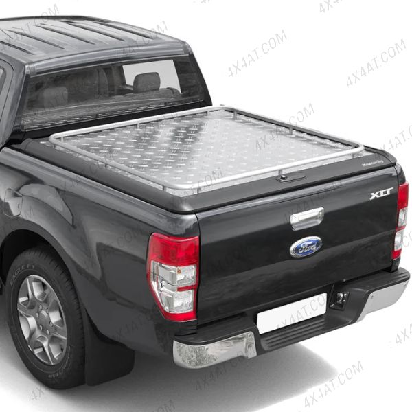 Ford Ranger 2012-2019 Super Cab Mountain Top Chequer Plate Lift-Up Cover
