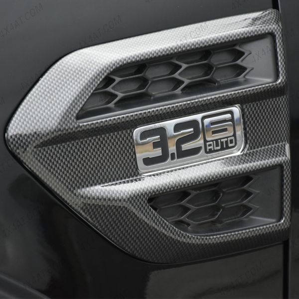 Ford Ranger Carbon Black Front Side Wing Garnish
