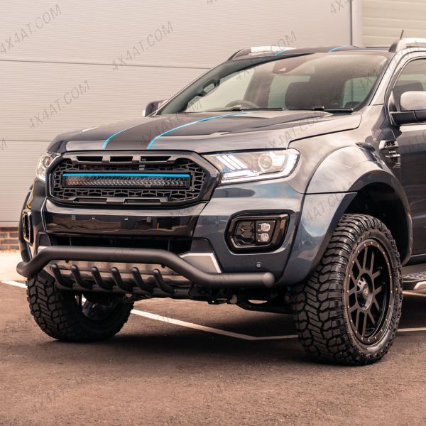 Ford Ranger 2019 to 2022 Predator Vision Frameless 30 Inch Light Bar Grille Integration Kit - BJ9 Wildtrak Grey