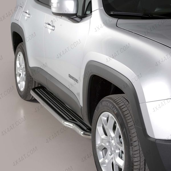 50mm Stainless Steel Side Steps for Jeep Renegade 2015- 
