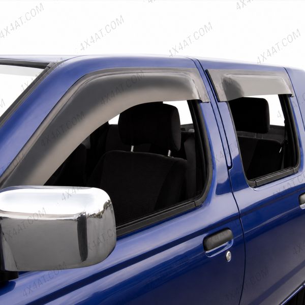 Daewoo Rexton 02-05 Large Wind Deflectors 4pc Trux Adhesive Fit