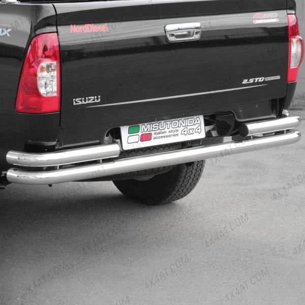Isuzu Rodeo 2007-2012 Stainless Steel Double Wrap Rear Bar