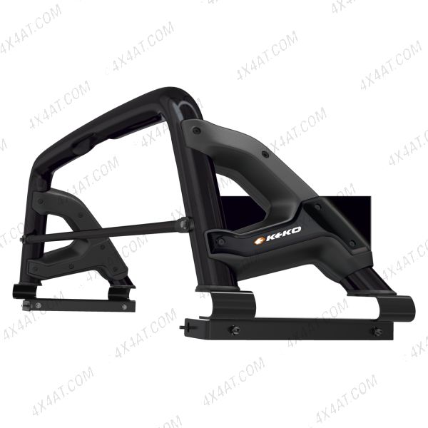 VW Amarok 2010-2020 Black Sports Roll Bar with ABS Side Accents